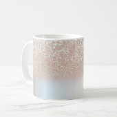 Mug Cool Parties scintillant tendance, Argent - Person (Devant gauche)