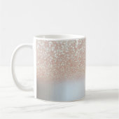 Mug Cool Parties scintillant tendance, Argent - Person (Gauche)