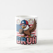 Mug Cool Patriotique Aigle Bruh Design (Centre)
