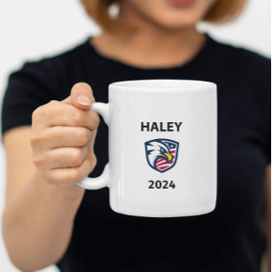 Mug Cool Patriotique Nikki Haley 2024 Élection Eagle