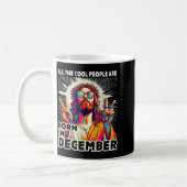 Mug Cool People Are Born In December Christian Christm (Gauche)