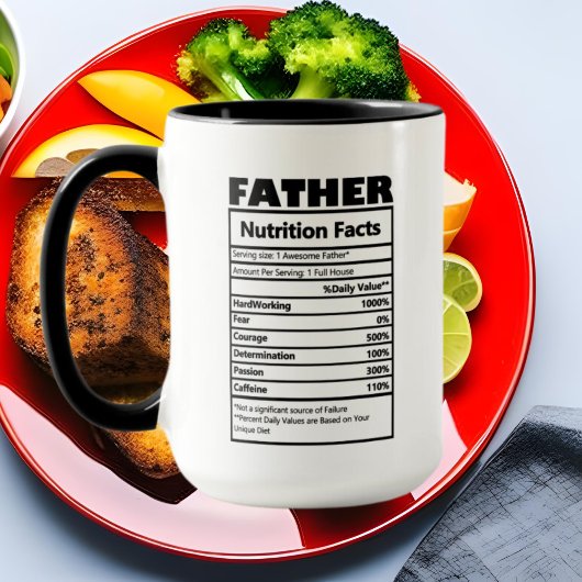 Mug cool Père faits amusants