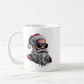 Mug Cool Père Noël Face Beard & ; Gles Christmas Fu (Gauche)
