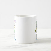 Mug Cool Pineapple surf sur la plage Sea Vibrant (Centre)