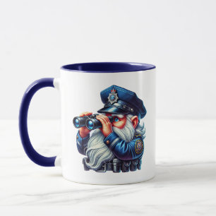 Mug Cool police gnome ajouter monogramme