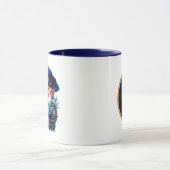 Mug Cool police gnome ajouter monogramme (Centre)