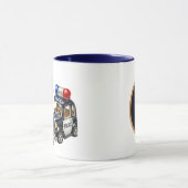 Mug Cool police gnome ajouter monogramme (Centre)