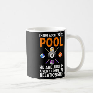 Mug Cool Pool Art Pour Hommes Femmes Garçons Billard 8