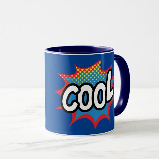 Mug Cool pop art (Devant droit)