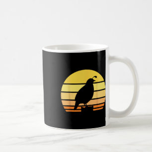 Mug Cool Quail Art Hommes Femmes Chasseur d'oiseaux Qu