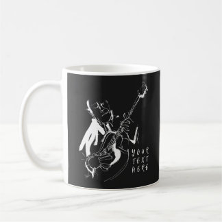 Mug Cool Retro Guitarist Custom Name(名入れ対応)