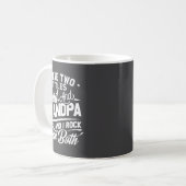 Mug Cool Retro Style Gift For New Grandpas _2  (Devant gauche)