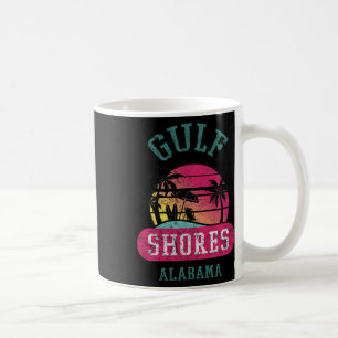 Mug Cool rétros Gulf Shores Original Alabama Beach Pla