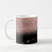 Mug Cool Rose Parties scintillant en or, marbre - Pers (Gauche)
