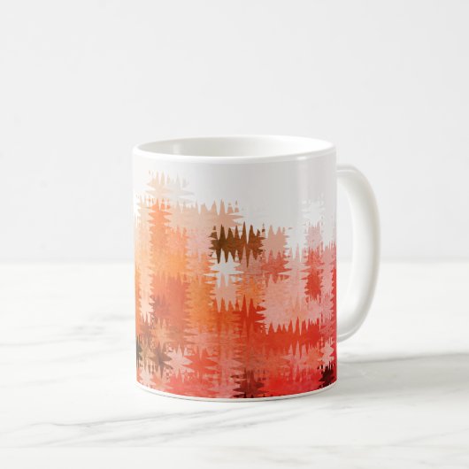 Mug Cool Rustic Motif d'automne (Devant droit)