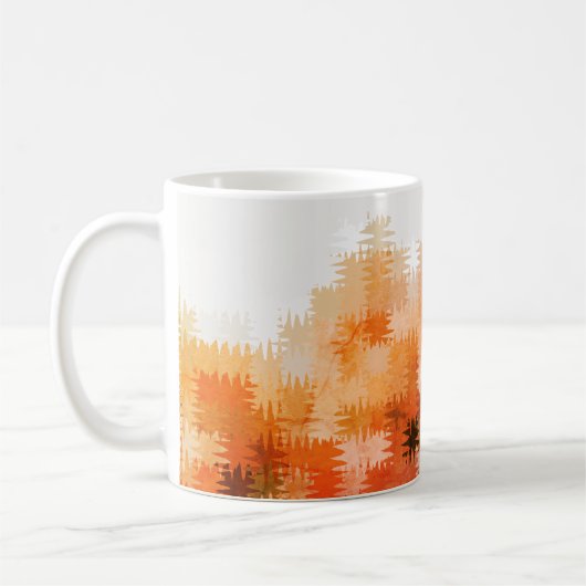 Mug Cool Rustic Motif d'automne (Gauche)