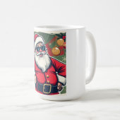 Mug Cool Santa Claus with Trendy Sunglasses (Devant droit)