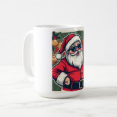 Mug Cool Santa Claus with Trendy Sunglasses (Devant gauche)