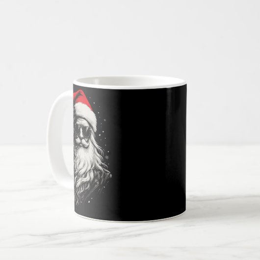 Mug Cool Santa Clause Noël drôle Père Noël Sungles Me (Devant gauche)