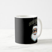 Mug Cool Santa In Black Hat Sungles Graphic 2  (Devant droit)