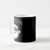 Mug Cool Santa In Black Hat Sungles Graphic 2  (Devant gauche)
