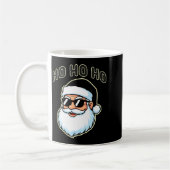 Mug Cool Santa In Black Hat Sungles Graphic 2  (Gauche)