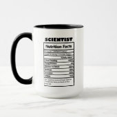 Mug cool Scientifique faits de travail (Gauche)