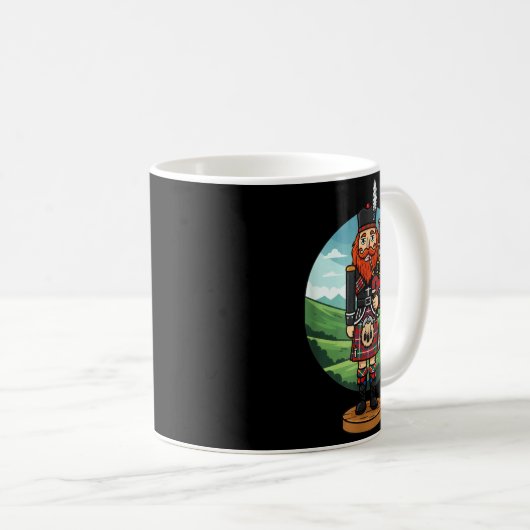 Mug Cool Scottish Nutcracker Bagpes  (Devant droit)