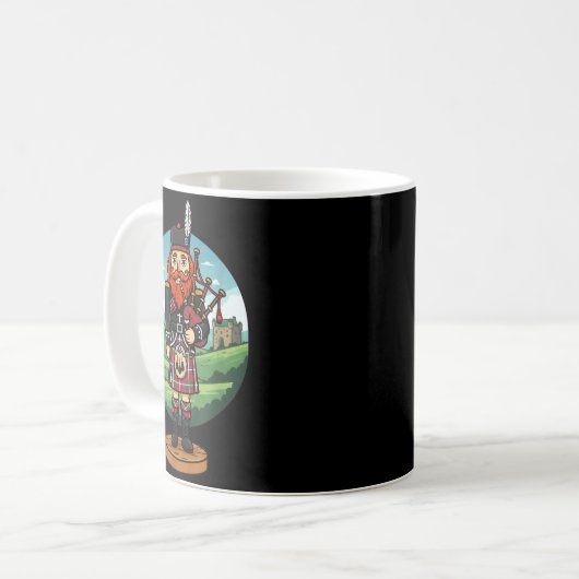 Mug Cool Scottish Nutcracker Bagpes  (Devant gauche)