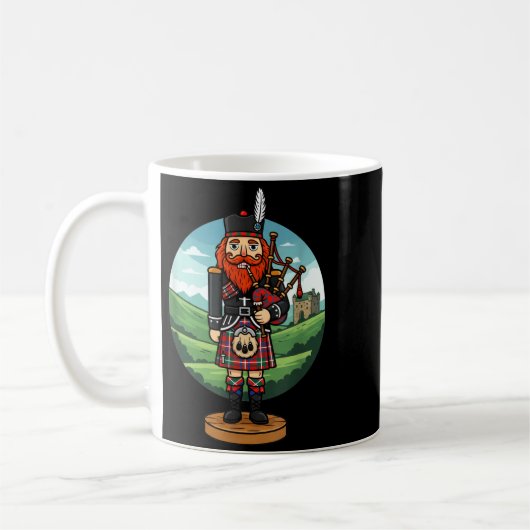 Mug Cool Scottish Nutcracker Bagpes  (Gauche)