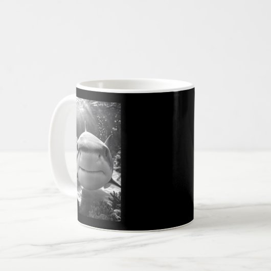 Mug Cool Shark Animal Selfie (Devant gauche)
