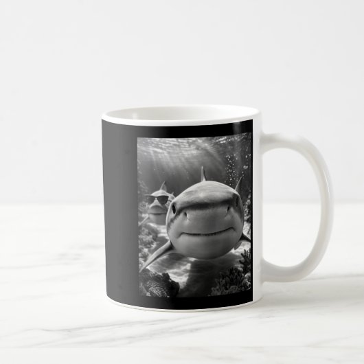 Mug Cool Shark Animal Selfie  (Droite)