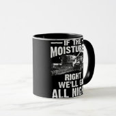 Mug Cool si l'humidité juste fermier cadeau Funny Far (Devant droit)