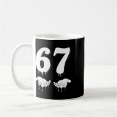 Mug Cool Six Seven 6 7 Mème Costume d'argot Gen Alpha (Gauche)