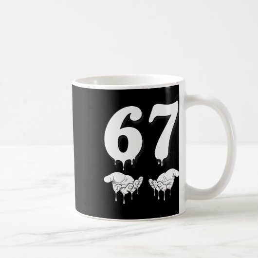 Mug Cool Six Seven 6 7 Mème Costume d'argot Gen Alpha (Droite)