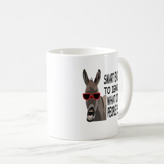 Mug Cool Smart Donkey (Devant droit)