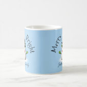 Mug Cool Snowman Joyeux Noël brillant Famille personna (Centre)