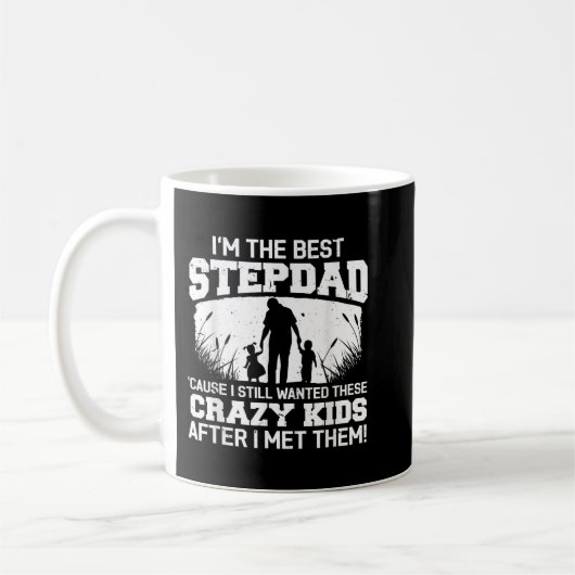 Mug Cool Stepdad For Men Père Step Papa Parenthood St (Gauche)