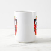 Mug Cool Strawberry Character – Fun Kawaii Fruit Art (Centre)