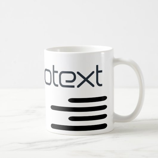Mug Cool Technotext Techno Text (Droite)