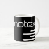 Mug Cool Technotext Techno Text Black (Devant droit)