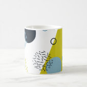Mug Cool, tendance, moderne, vert Memphis (Centre)