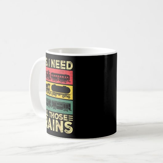 Mug Cool Train Model Funny Train Railroad  (Devant gauche)