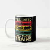 Mug Cool Train Model Funny Train Railroad (Gauche)
