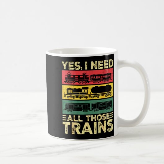 Mug Cool Train Model Funny Train Railroad (Droite)