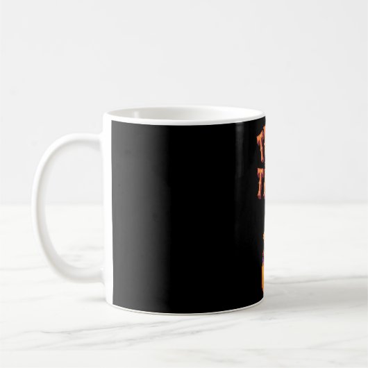 Mug Cool Trick ou traitement Halloween (Gauche)