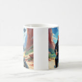 Mug cool Trump Motorcycle Alien Planète spatiale MAGA (Centre)