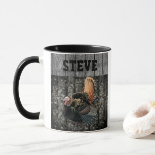 Mug Cool Turquie Chasse Camo Nom Personnalisé Homme