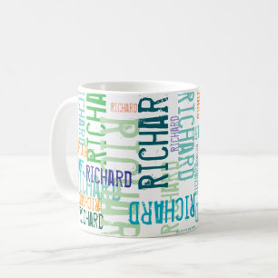 Mug Cool & Typographie moderne Nom