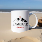 Mug Cool Vancouver Canada Mountains Maple Leaf